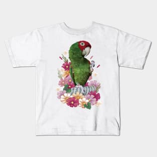 Red-masked Parakeet Kids T-Shirt